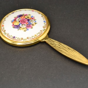 mini espejo de mano vintage