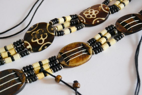 Vintage Wooden Bead Belt - Etsy display picture 3