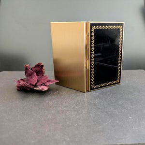 vintage gold metal cigarette case, vintage cigarette case metal cigarette case, gold cigarette case, smoker gift,smoker accessory