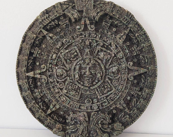 Sun Calendar, Aztec Calendar, Wall Decor, Aztec Art, Solar Calendar ...