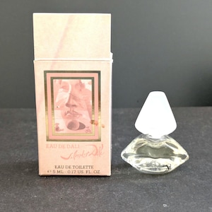 Salvador Dalí perfume miniature,Vintage Eau de toilette LAGUNA by SALVADOR DALI,miniature 5ml,Laguna parfum,1980 years,gift for women