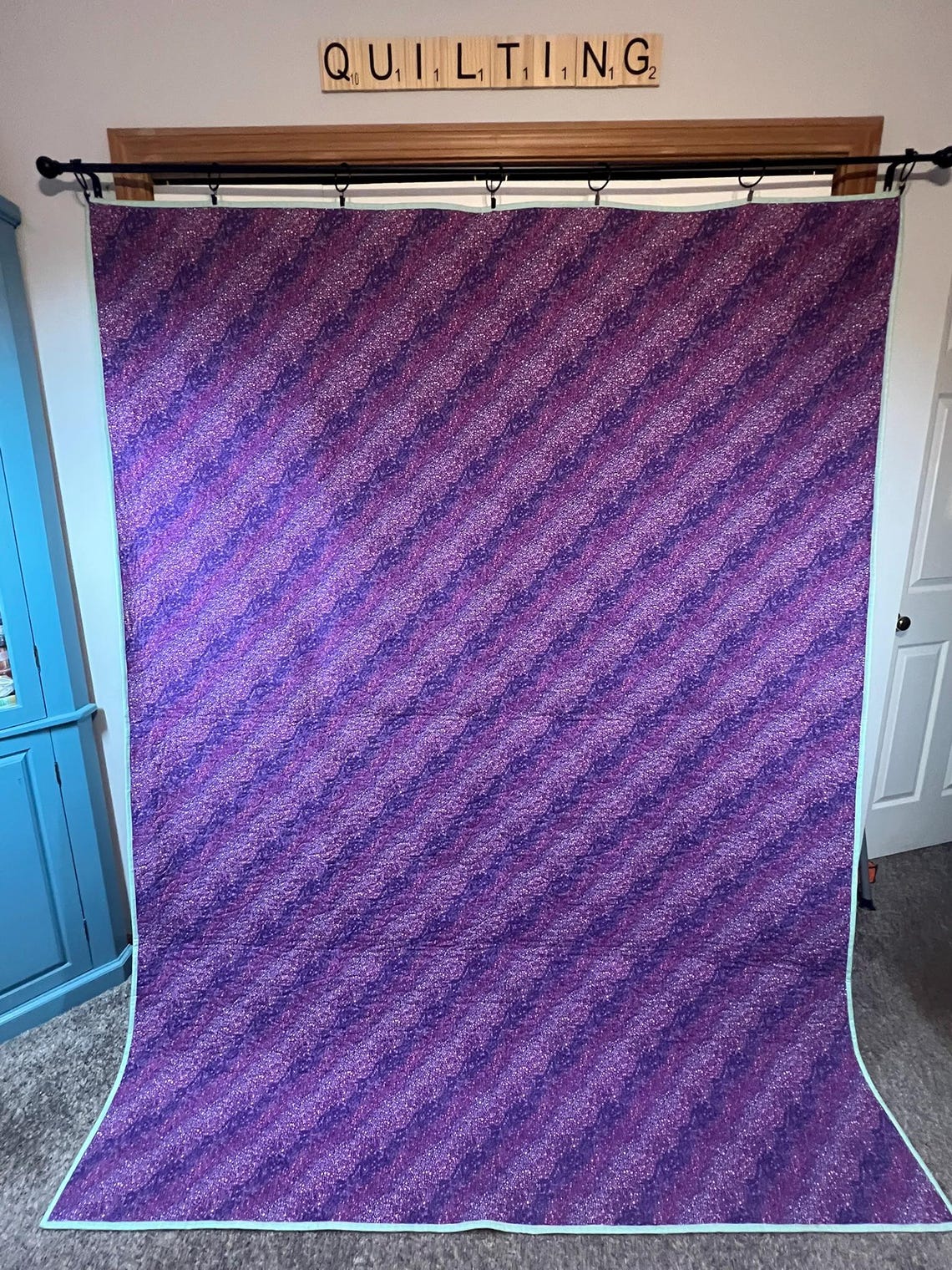 Handmade Quilt - Scrappy Plus Quilt - Etsy