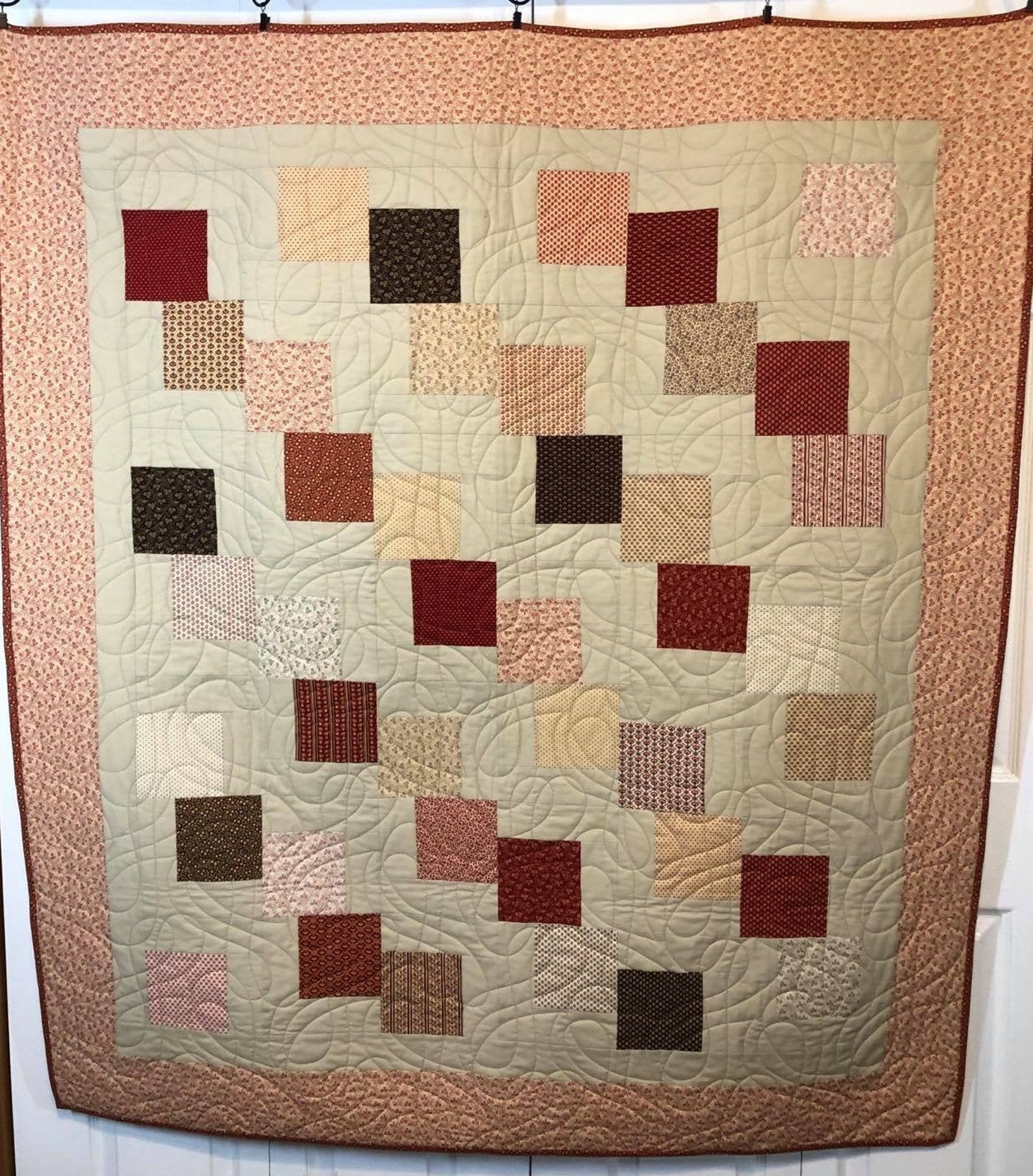 Handmade Quilt Falling Charms Quilt Etsy UK