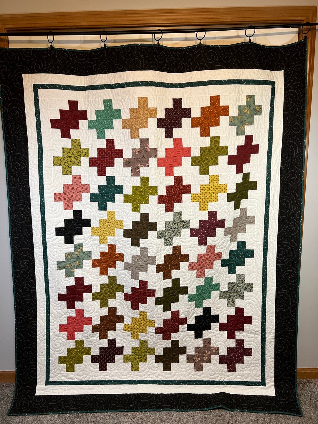 Handmade Quilt Garlic Knots Quilt Etsy