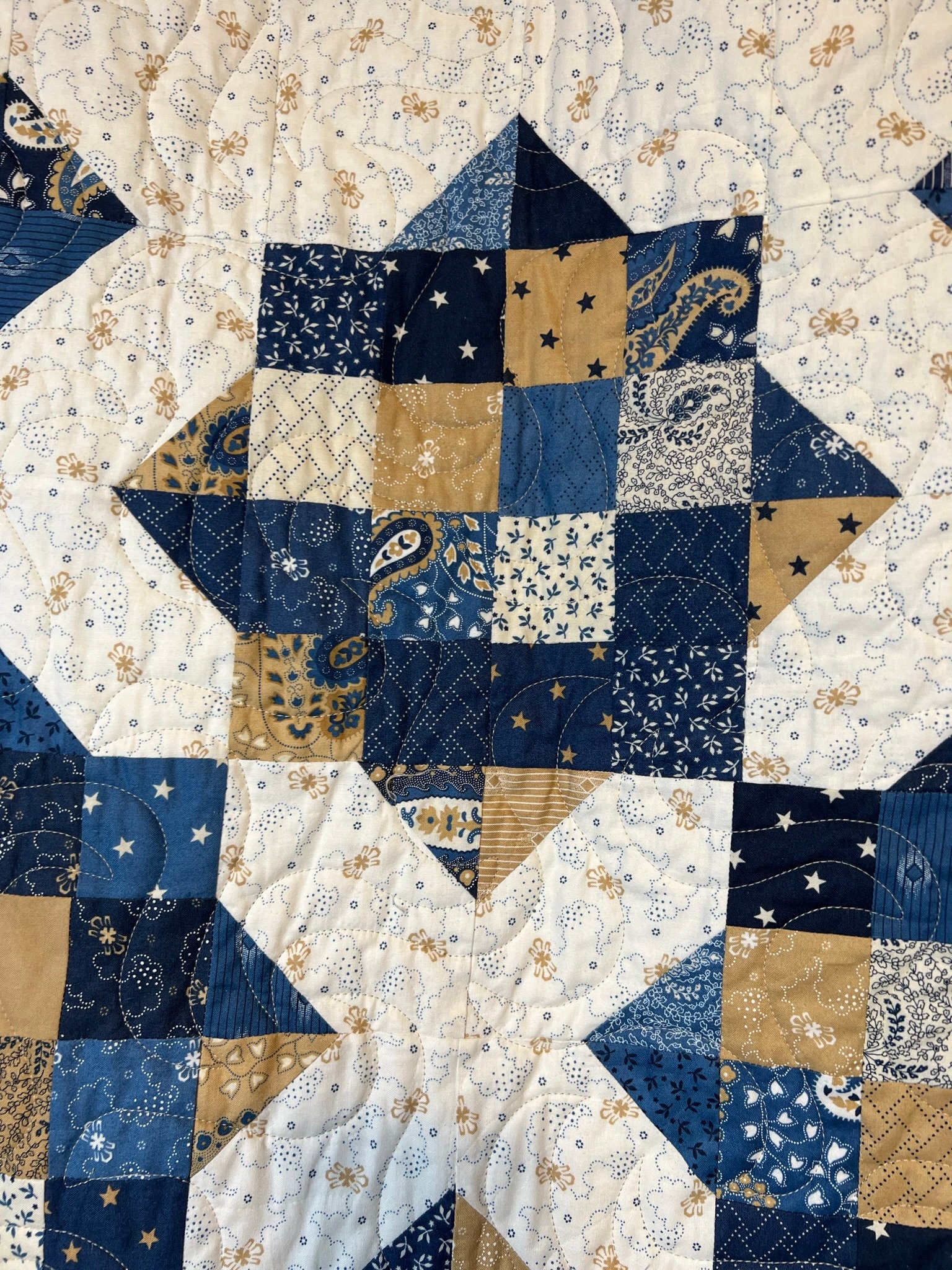 Handmade Quilt Crystal Lake Quilt Etsy