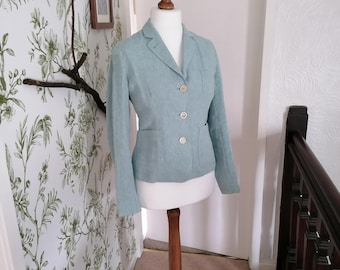 Chaqueta vintage de lino de diseñador italiano