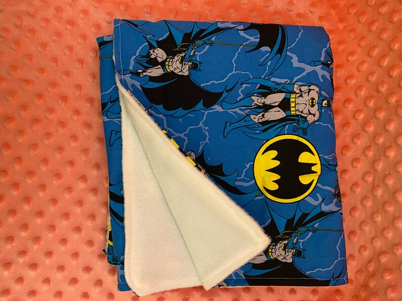 Batman Baby Blanket Etsy