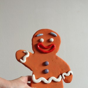 Made to order Handmade New Gingy Shrek Gingerbread Christmas Sculpture Fake Food candy Home Decor Art Prop Cosplay Unusual Weird Gifts image 2