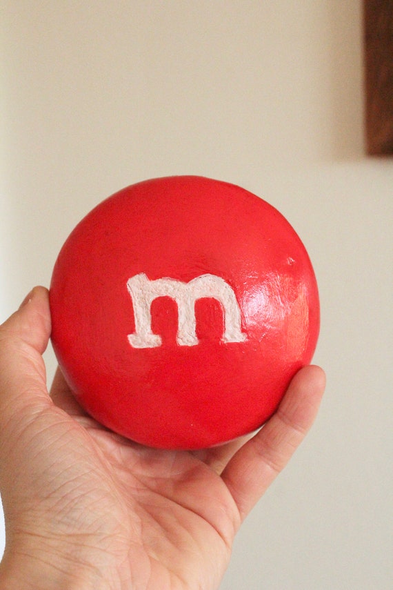 NEW Handmade Giant Red M&M Sweet Candy Prop 