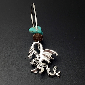 Earring, earrings dragon
