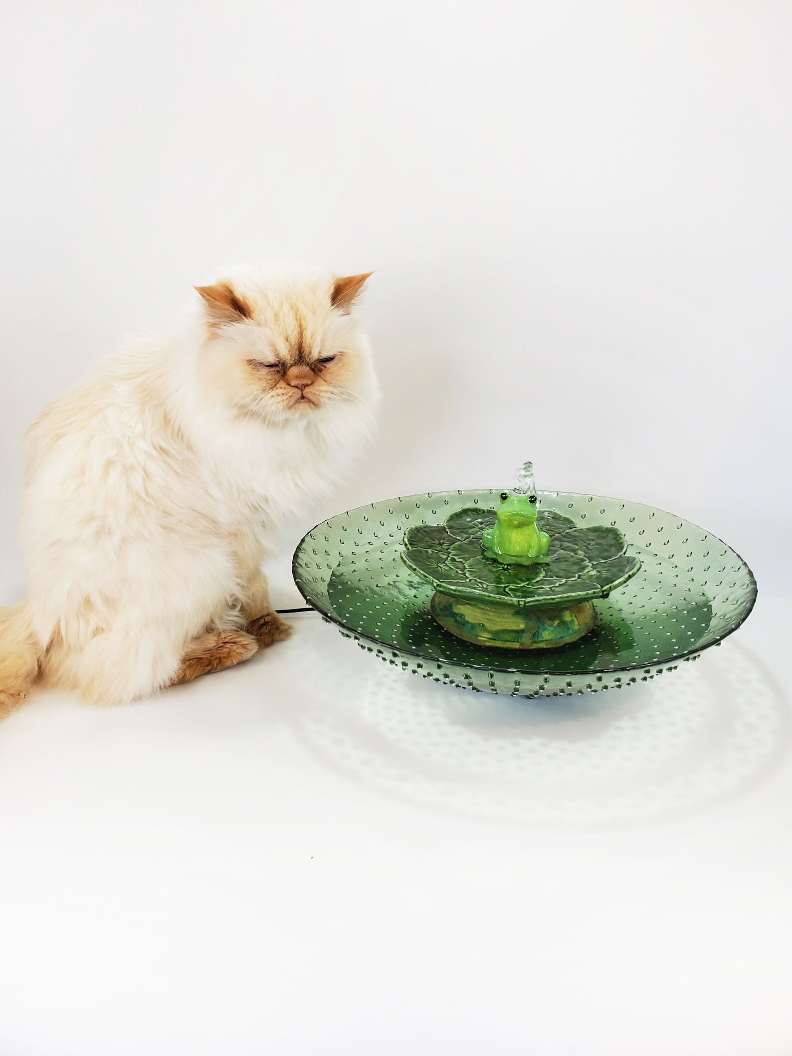Cat Water Fountain Ceramic Pet Drinking Fountain Etsy