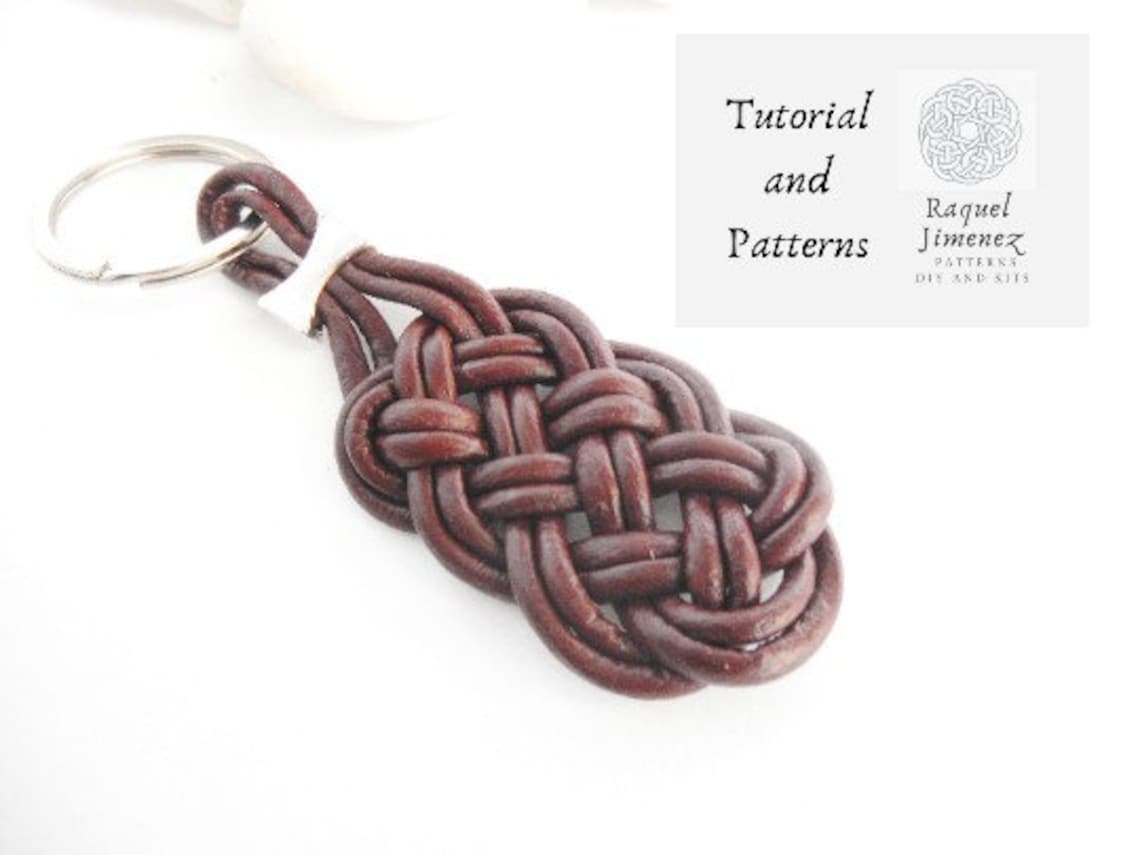 Tutorial and Pattern to Make Knot Keychains Diy Macramé Etsy