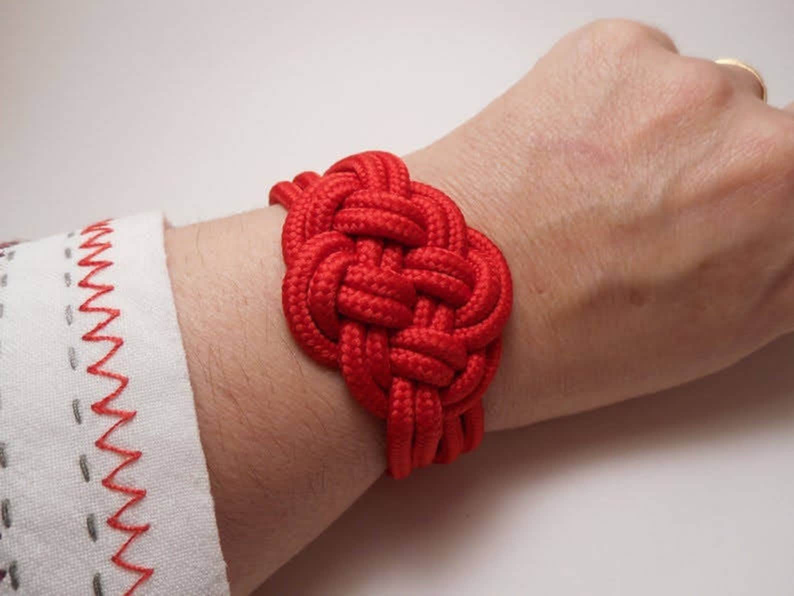 Pattern Macrame Bracelet Sailor Knot How to Make Nautical Etsy