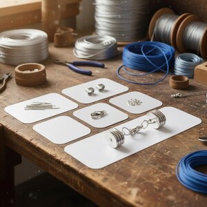 Kit  con instrucciones para hacer una pulsera trenzada facil