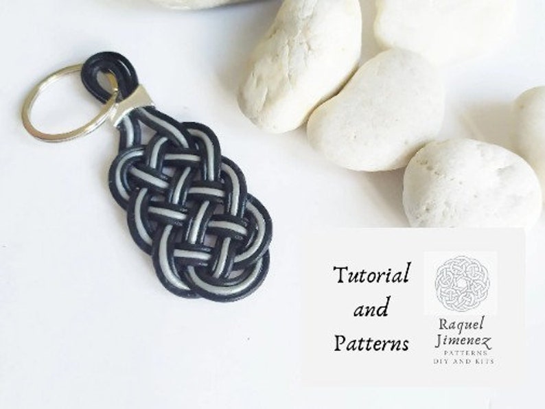 Tutorial and Pattern to Make Knot Keychains Diy Macramé Etsy