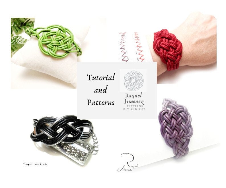 tutoriales patrones para pulseras de nudos - Etsy