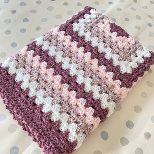 Crochet baby blanket, hand knitted baby blanket, car seat blankets, girl blankets, gifts for baby, newborn blanket, ready made