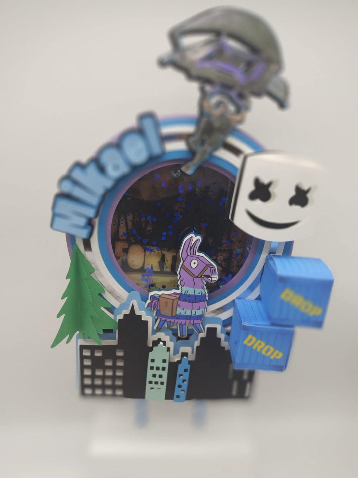 Gamer Cake Topper, Gamer Theme Cake Topper, Gamer Cake Topper Shaker