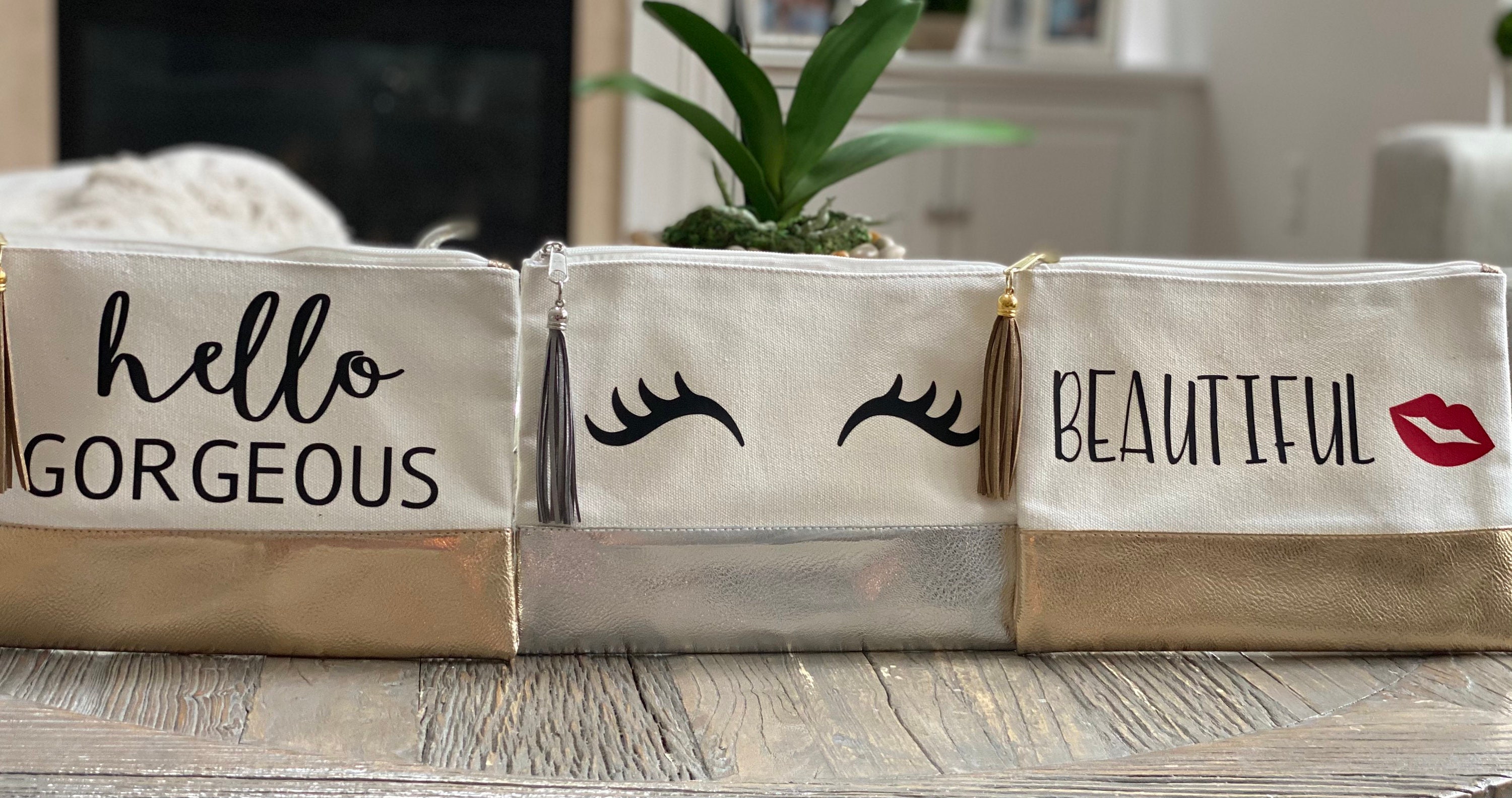 Personalized Makeup Bag Etsy