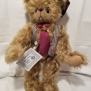 Master Scooter - RARE - Limited Edition Teddy Bear by Sandy Shimel of Bears from Sandy&#39;s Heart