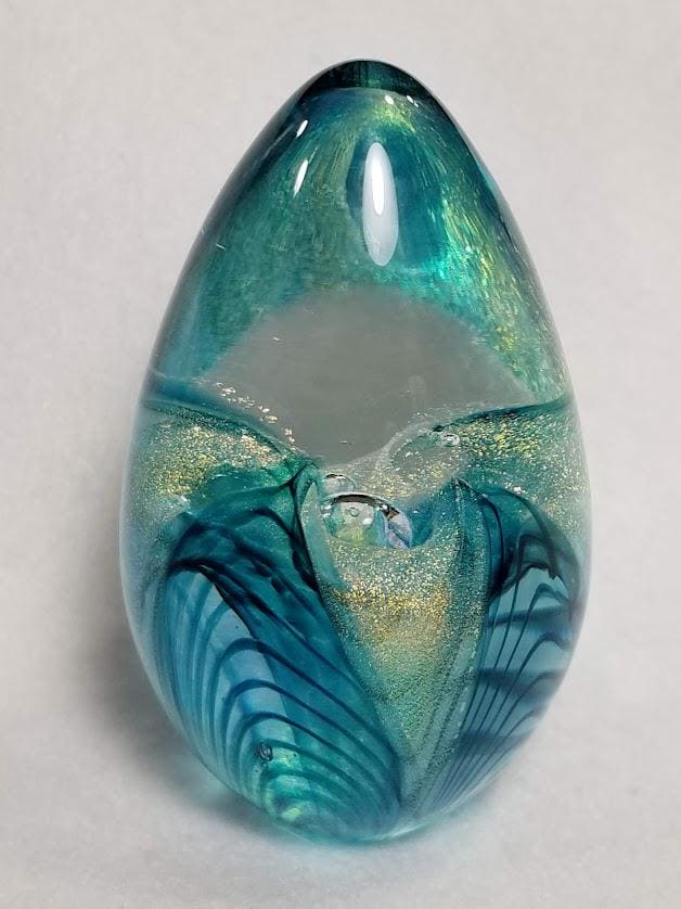 Glass Eye Studio 波模様 ガラスオブジェ ペーパーウェイト Glass eye studio - Etsy 日本