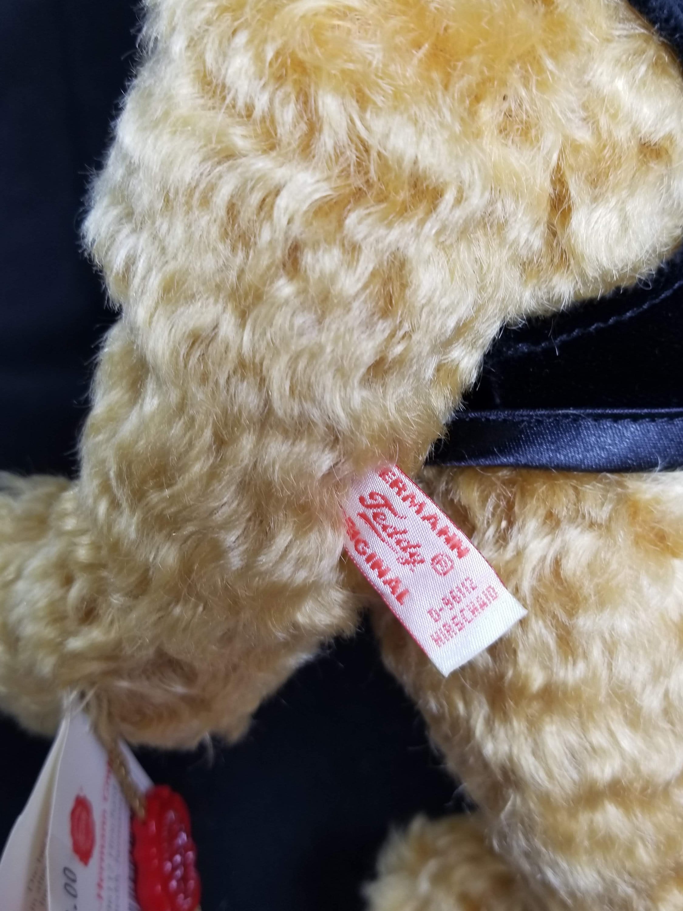 HERMANN - 希少、限定版ドイツ製モヘアテディベア - プリンツ