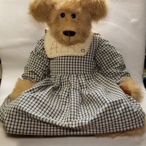 St. Martins Homespun Collection - Amanda Teddy Bear by Lonnie St Martin