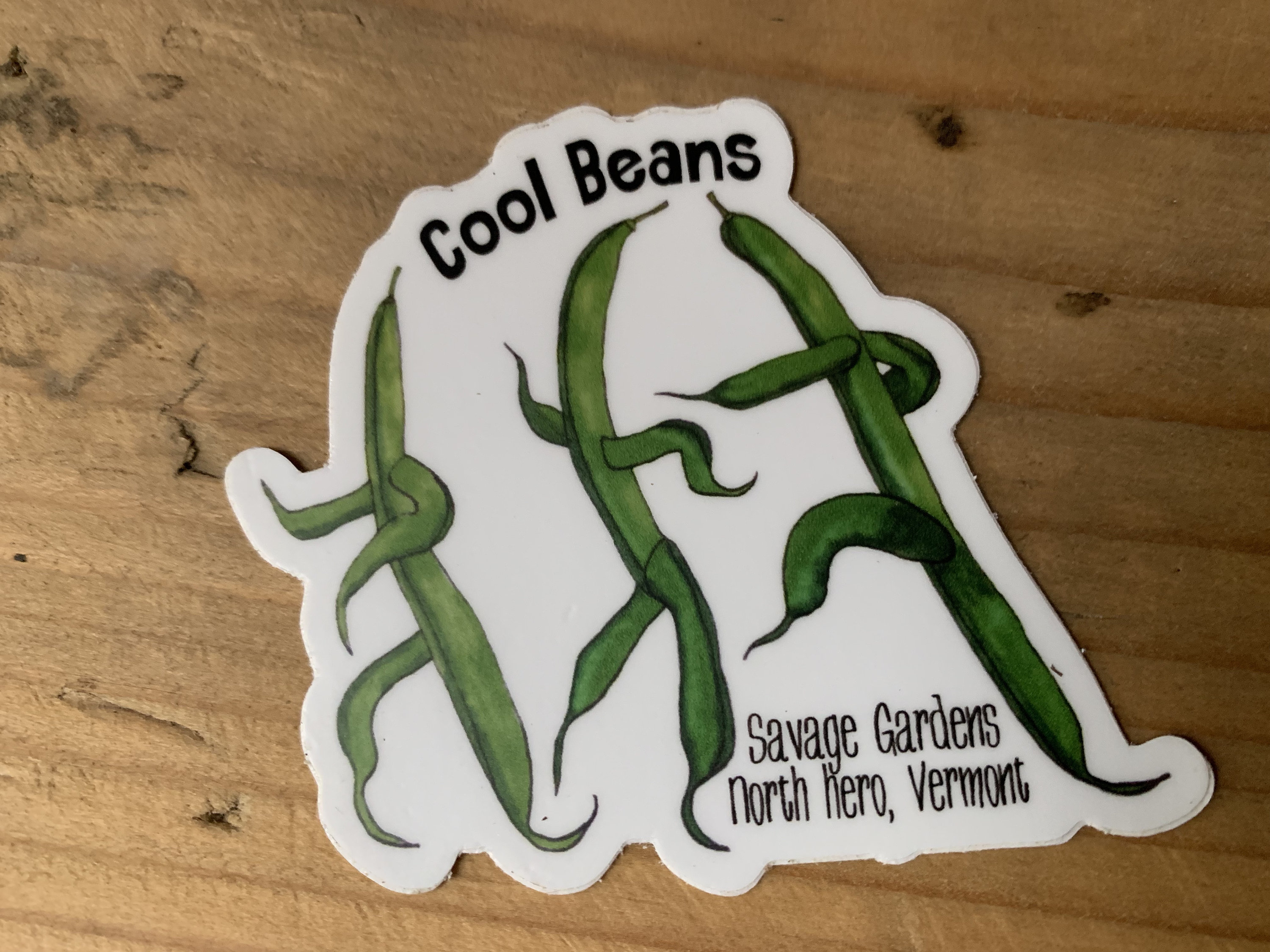 Cool beans die cut sticker Etsy