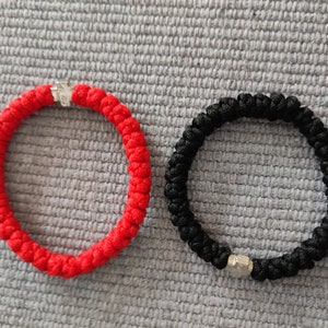 Brojanica - 2 piezas de cuerda de oración serbia ortodoxa, pulsera trenzada - 33 nudos