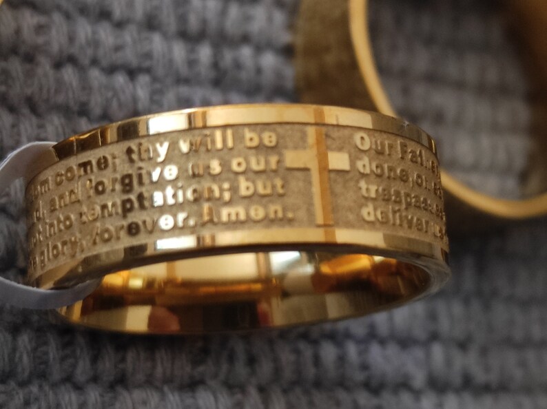 Orthodox Christian Lords Prayer Ring Dimenzian 20 24 Mm Etsy UK Orthodox christian lords prayer ring dimenzian 20 24 mm etsy uk