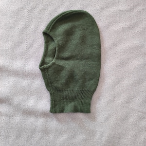 Vintage 1994 JNA Serbian Army Wool Balaclava - Winter Military Cap