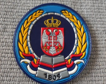 Gummiertes serbisches Wappen - Aufstand von 1804