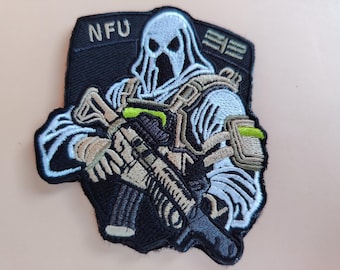 Embroidered "Ready for Battle" Patch: Tactical Vest Backpack Badge