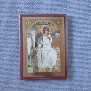 Icon of the White Angel, Orthodox replica 17,5 x 13 cm, Serbian Orthodox icon