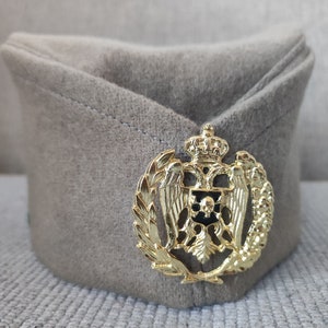 Handmade Serbian Traditional Cap Sajkaca - Green Color
