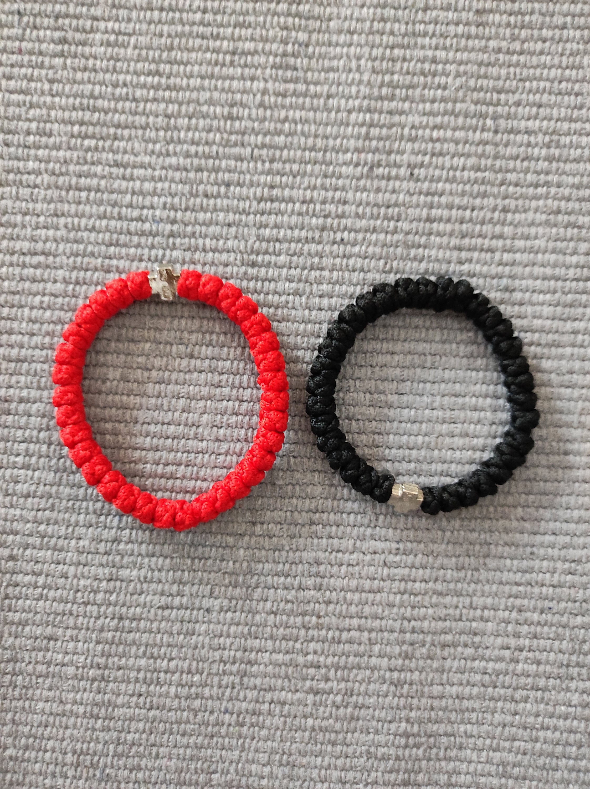 Brojanica 2 Pieces Orthodox Serbian Prayer Rope Braided Bracelet 33 Knots Etsy