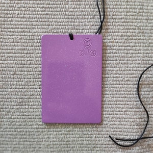 Carta originale Nikola Tesla 369 Purple Plate - Dimensioni 9,3 cm x 6,3 cm