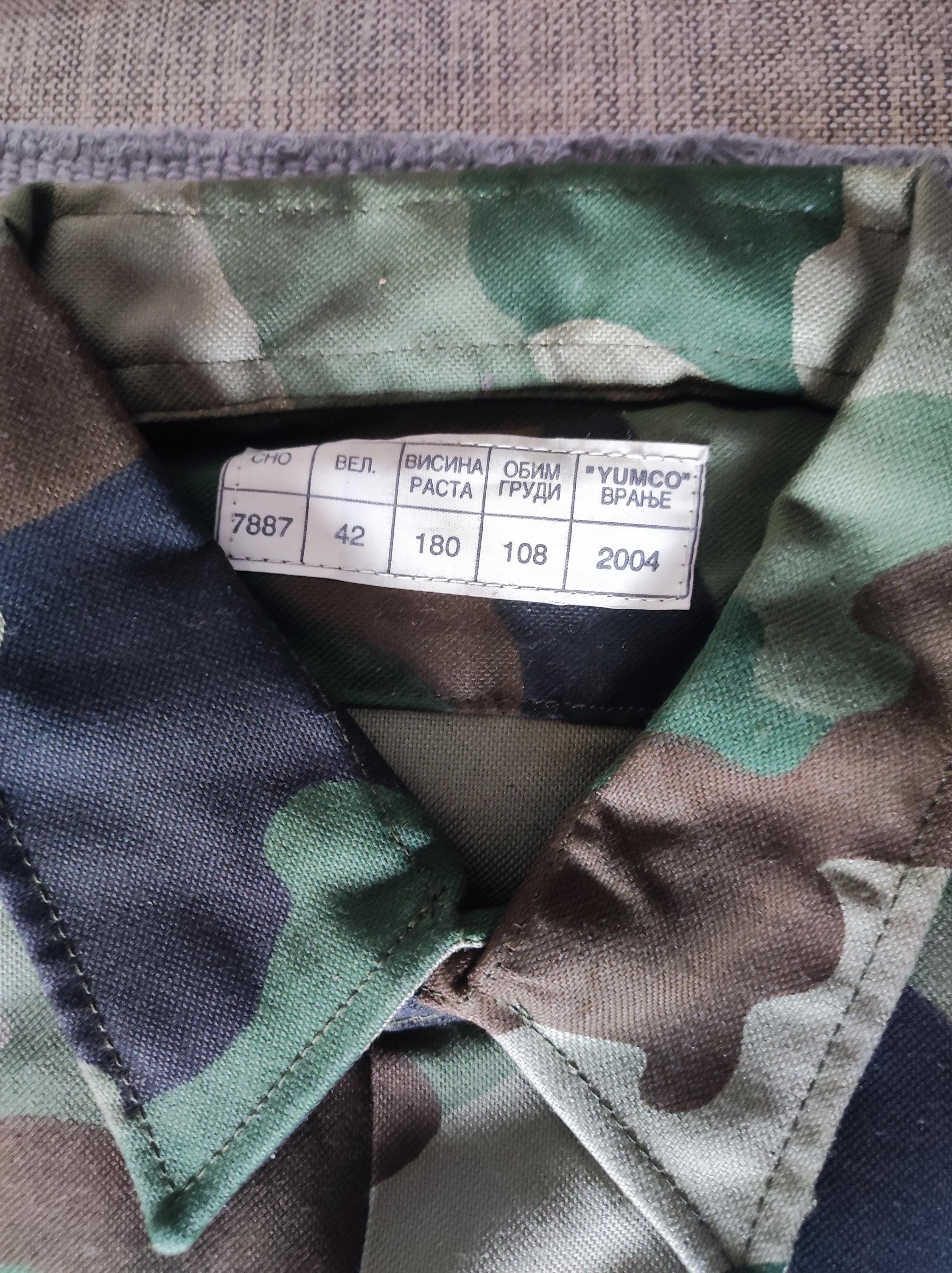 Shirt of the Army of Yugoslavia and Later of the Army of