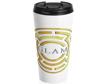 GLAM Official Logo Stainless Steel Travel Mug