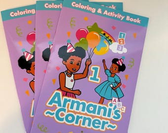 Gracie Girl Party Coloring Book, Gracie Girl Party Decorations, Gracie Girl Party Supplies, Gracie Girl Coloring and Activity Book set.
