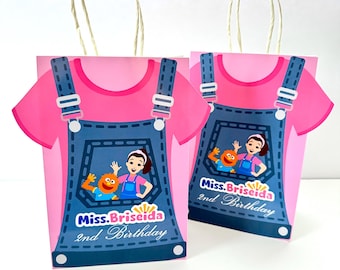 Ms. Rachel Inspired Treat Bags, Ms Rachel Party Favors, Ms Rachel Party Decorations