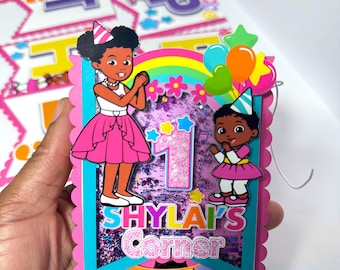 Gracie Girl Happy Birthday Banner, Gracie Girl Party Decorations