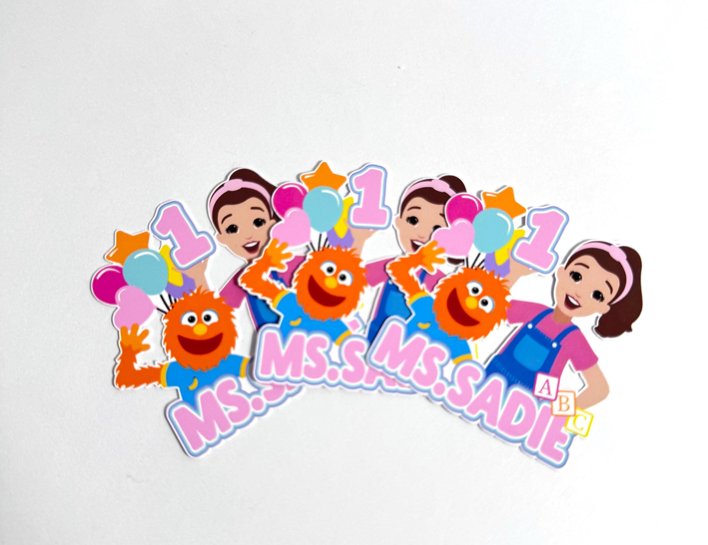 Ms Rachel  Party Stickers, Ms Rachell Party Decorations, Customized Party Favors