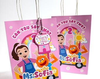 Ms. Rachel Inspired Treat Bags, Ms Rachel Party Favors, Ms Rachel Party Decorations