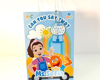 Ms. Rachel Inspired Treat Bags, Ms Rachel Party Favors, Ms Rachel Boy Party Decorations