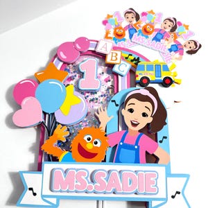 Ms Rachel Inspired Cake Topper, Ms Rachel Party Decoration, Ms Rachel Birthday, Ms. Rachel Party, Ms Rachel Birthday