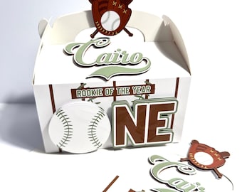 Baseball 3D Favor Boxes Sports Party Treat Boxes Baseball Party Decorations