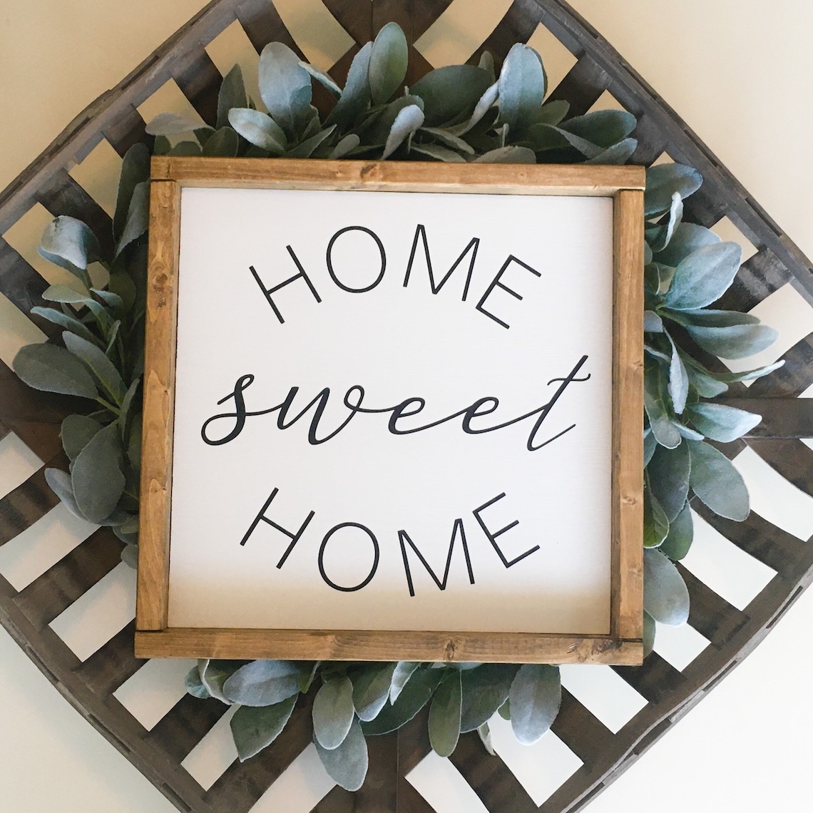 Home Sweet Home Sign Home Sign Living Room Sign Entryway Etsy