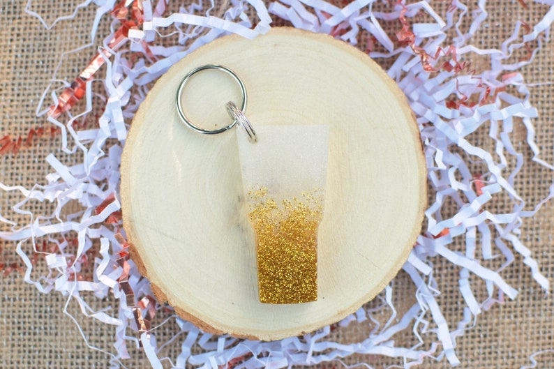 Cup Keychain Tumbler Handmade Resin Keychain