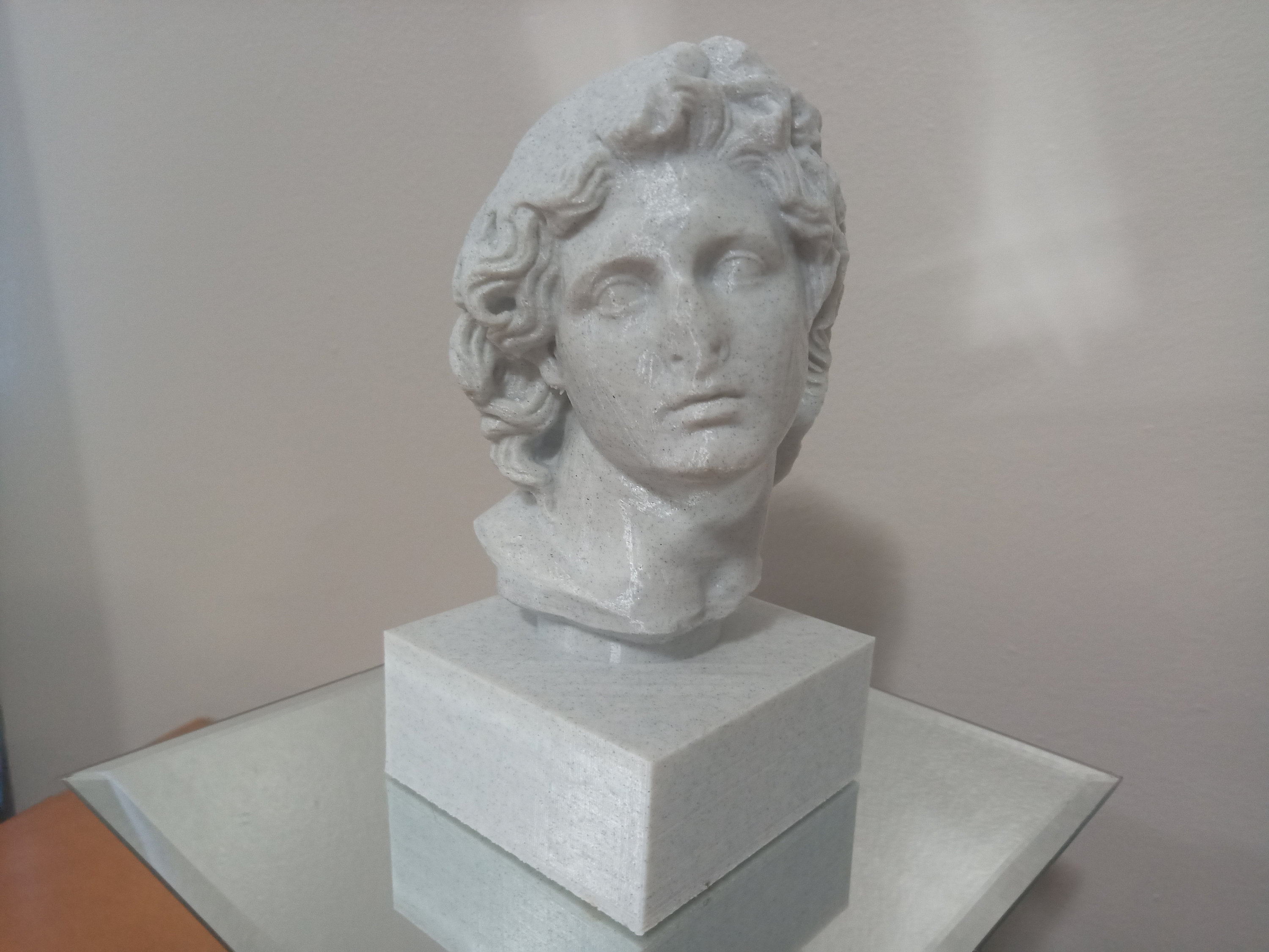 greek god helios bust replica